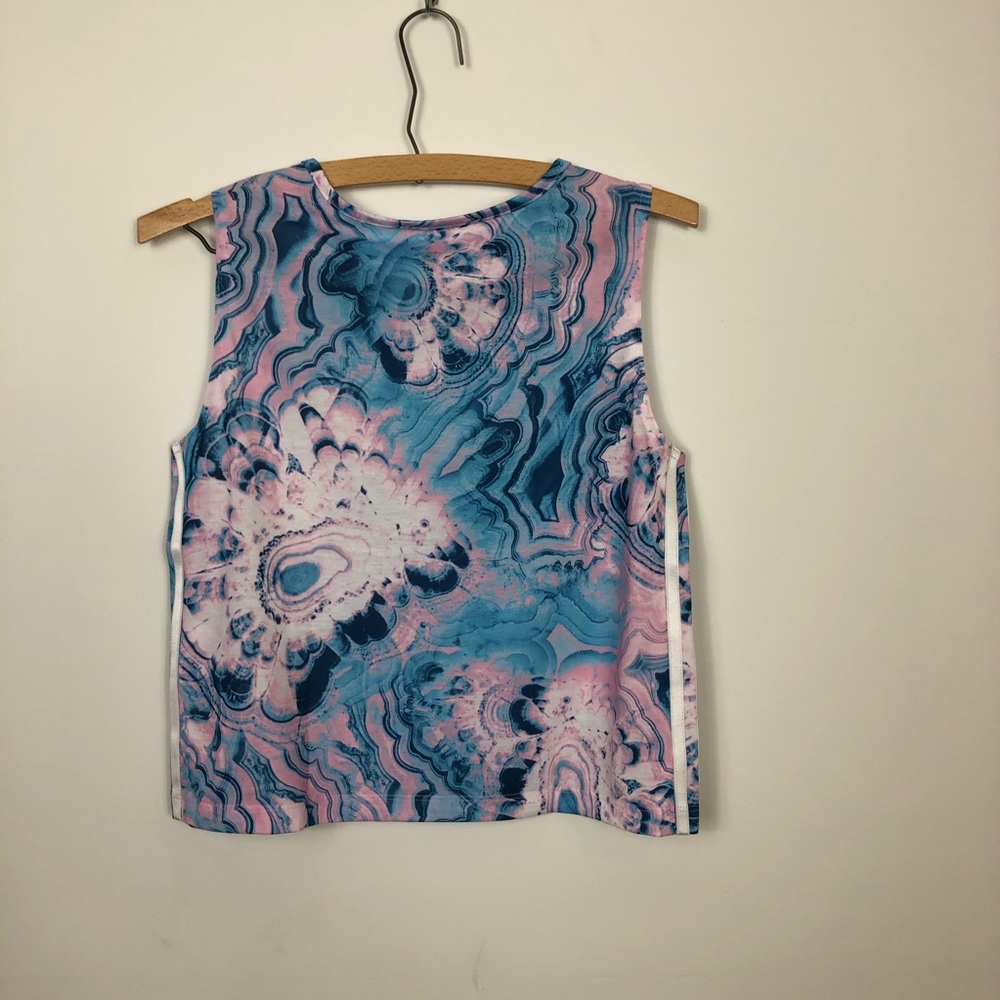 Girls Marble Adidas Originals Tank Top Size XL - Picture 2 of 2